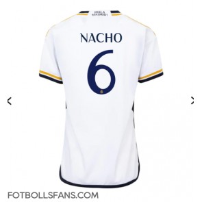 Real Madrid Nacho #6 Replika Hemmatröja Damer 2023-24 Kortärmad